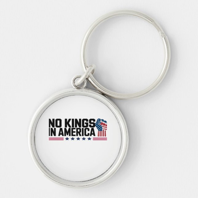 Porte-clés No Kings In America USA Creative Casual (Devant)