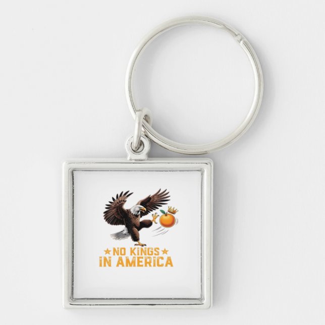 Porte-clés No Kings In America We The People Political Retro  (Devant)