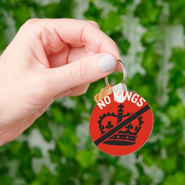 Porte-clés No Kings Protest Symbol (Créateur téléchargé)