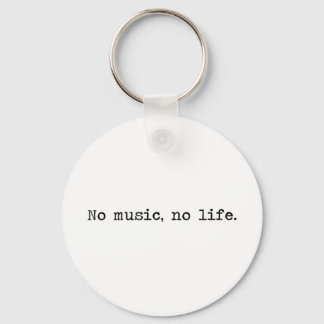 Porte-clés No music, no life.
