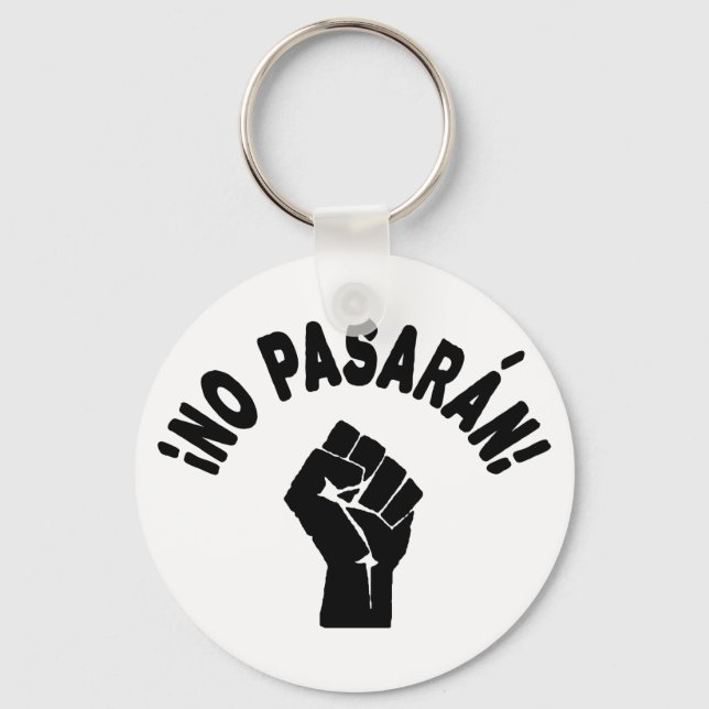 Porte-clés No Pasaran - Ils Ne Peuvent Pas Passer (Recto)