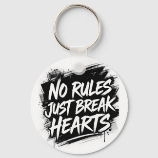 Porte-clés No Rules Just Break Hearts – Bold Street Keychain