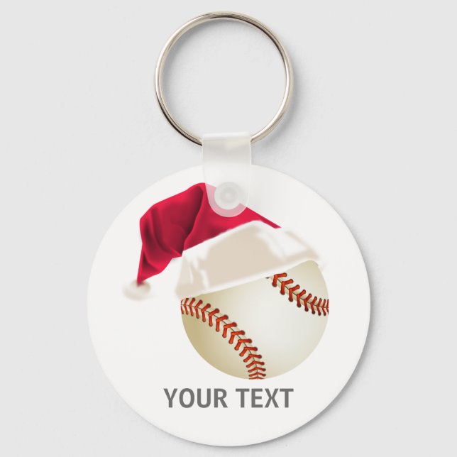 Porte-clés Noël baseball (Recto)