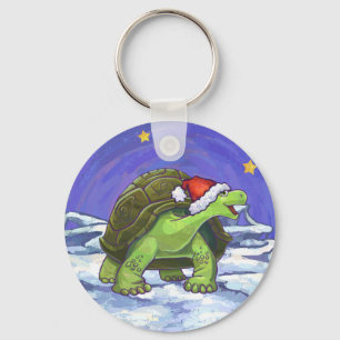 Porte-clés Noël de la tortue nocturne étoilée
