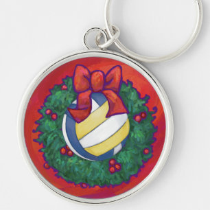 Porte-clés Noël de volley-ball