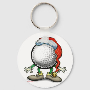 Porte-clés Noël du golf