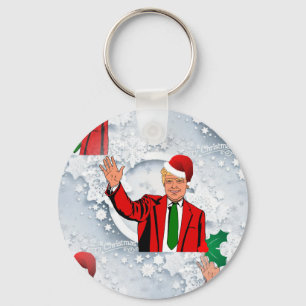 Porte-clés noël père Noël donald trump