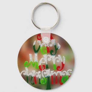 Porte-clés noël très joyeux