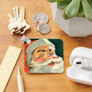 Porte-clés Noël Vintage, Jolly Retro 50's Père Noël