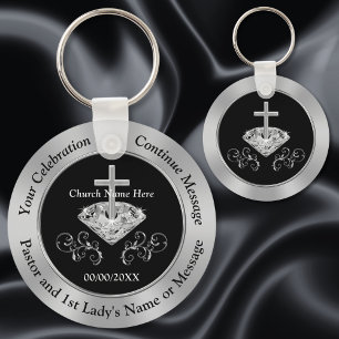 Porte-clés Noir, Argent, Fête De L'Eglise, N'Importe Quelle O
