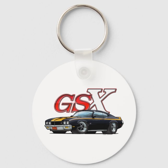 Porte-clés Noir_GSX (Recto)