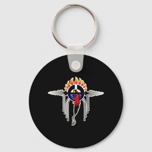 Porte-clés Noir indien de totem