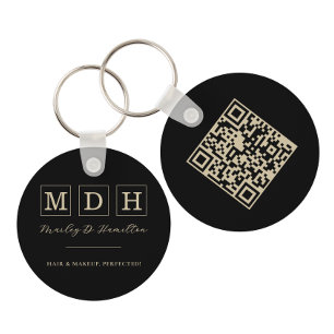 Porte-clés Nom commercial promotionnel de code QR