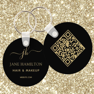 Porte-clés Nom commercial promotionnel de code QR