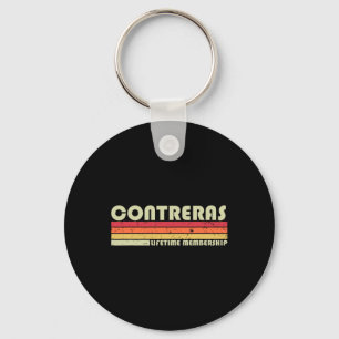 Porte-clés Nom de famille Contreras drôle rétro vintage 90s A