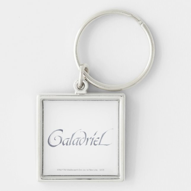Porte-clés Nom de Galadriel Texté (Devant)