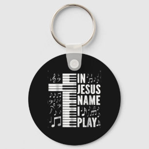 Porte-clés Nom de Jésus Jouez au piano Clavier Culte chrétien