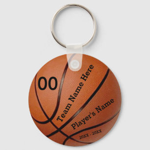 Porte-clés Nom de l'équipe et du joueur Porte - clés de baske
