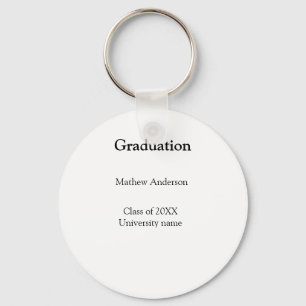 Porte-clés nom de remise des diplômes promotion 20XX nom de l