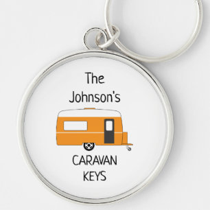 Porte-clés Nom des clés Caravan personnalisées