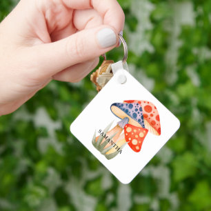 Porte-clés Nom du champignon de bois mou