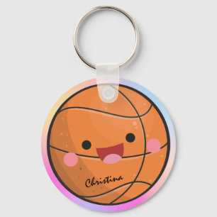 Porte-clés Nom du joueur de basket-ball Kawaii de couleur mig