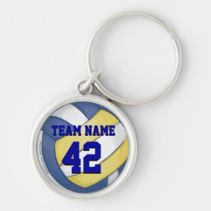 Porte-clés Nom et nombre d'équipe de volleyball