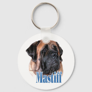 Porte-clés Nom Mastiff (abricot2)