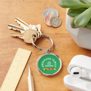 Porte-clés Nom personnalisable porte - clé cadeau de Noël