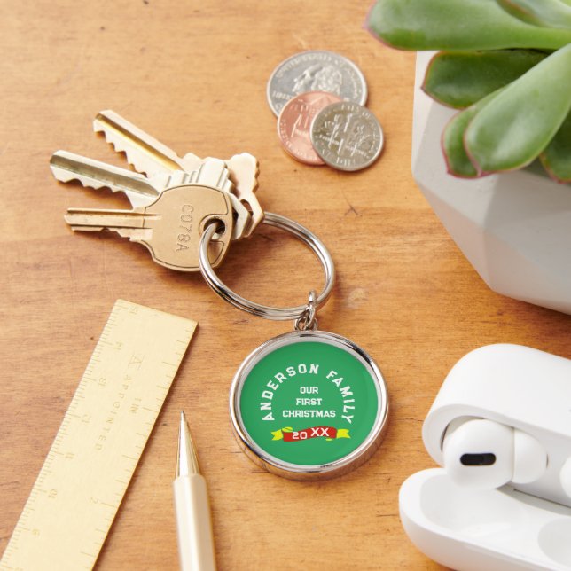 Porte-clés Nom personnalisable porte - clé cadeau de Noël (Bureau)