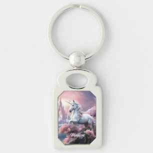 Porte-clés Nom personnalisé belle licorne