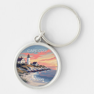 Porte-clés Nom personnalisé Cape Cod Massachusetts