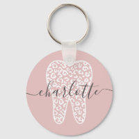 Nom personnalisé Dental Empreinte de léopard Doth 