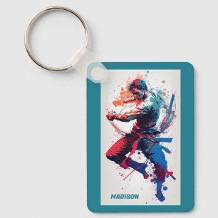 Porte-clés Nom personnalisé Martial Arts