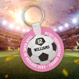 Porte-clés Nom personnalisé Numéro d'équipe Nom de l'équipe B