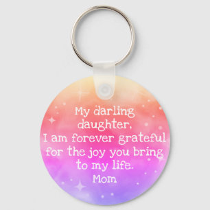 Porte-clés Nom personnalisé Rainbow Ombre Galaxy Stars Nebula