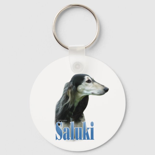 Porte-clés Nom Saluki (Recto)