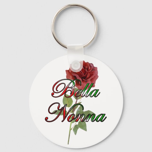 Porte-clés Nonna (Belle grand-mère italienne) (Recto)