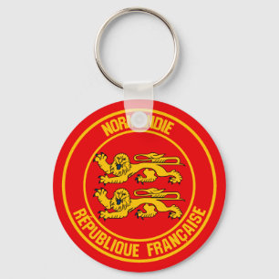 Porte-clés Normandie Round Emblem