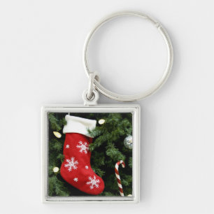 Porte-clés North America. Christmas decorations on tree. 3