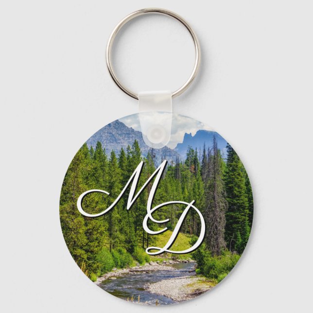 Porte-clés North Fork Shoshone River Monogram Porte - clé (Recto)
