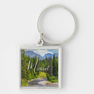 Porte-clés North Fork Shoshone River Square Keychain