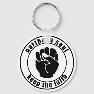 Porte-clés Northern Soul Patch Garder La Foi Porte - clé