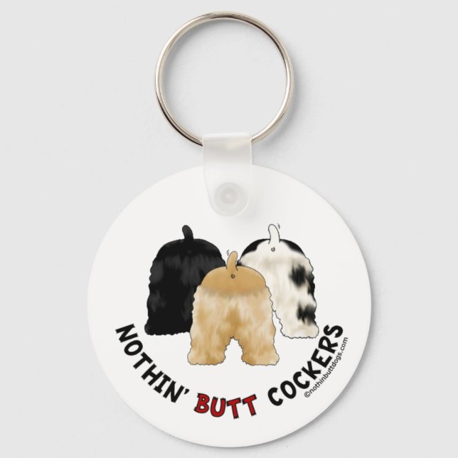 Porte-clés Nothin' Butt Cockers (Recto)
