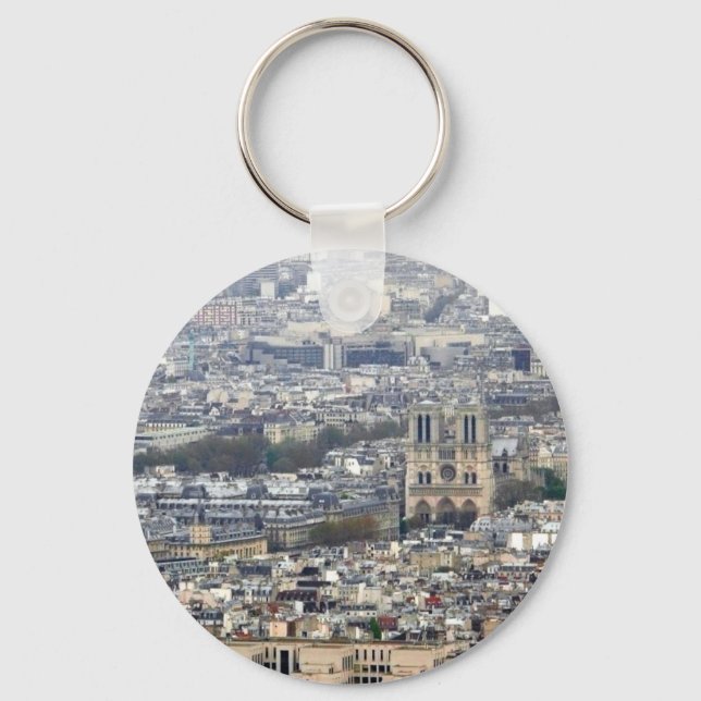 Porte-clés Notre Dame Paris France (Recto)