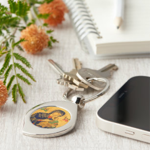 Porte-clés Notre mère de l'aide perpétuelle