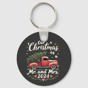 Porte-clés Notre Noël en tant que M. et Mme 2024 Couples asso