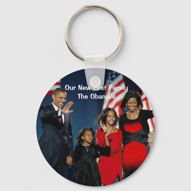 Porte-clés Notre nouvelle famille (Recto)