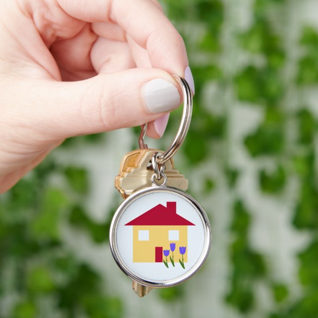 Porte-clés Notre nouvelle maison (main)