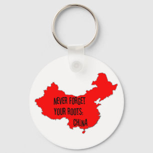 Porte-clés N'oubliez jamais vos racines : Chine